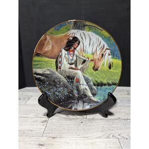 David Wright Prairie Flower Princesses of the Plains Hamilton Collector Plate